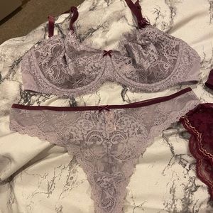 VS Wicked Bra and Panty Set